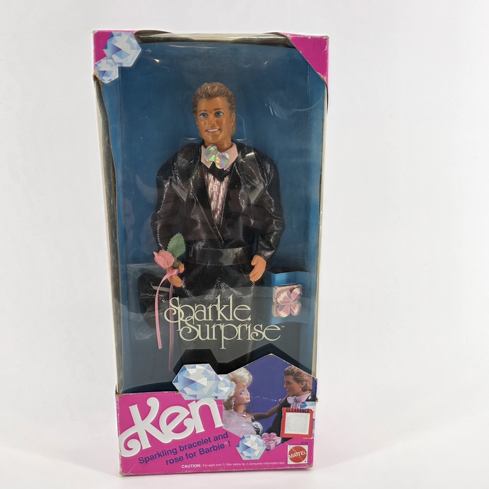 Sparkle Surprise‎ Ken Friend of Barbie Doll 1991 Mattel NIB Collectible